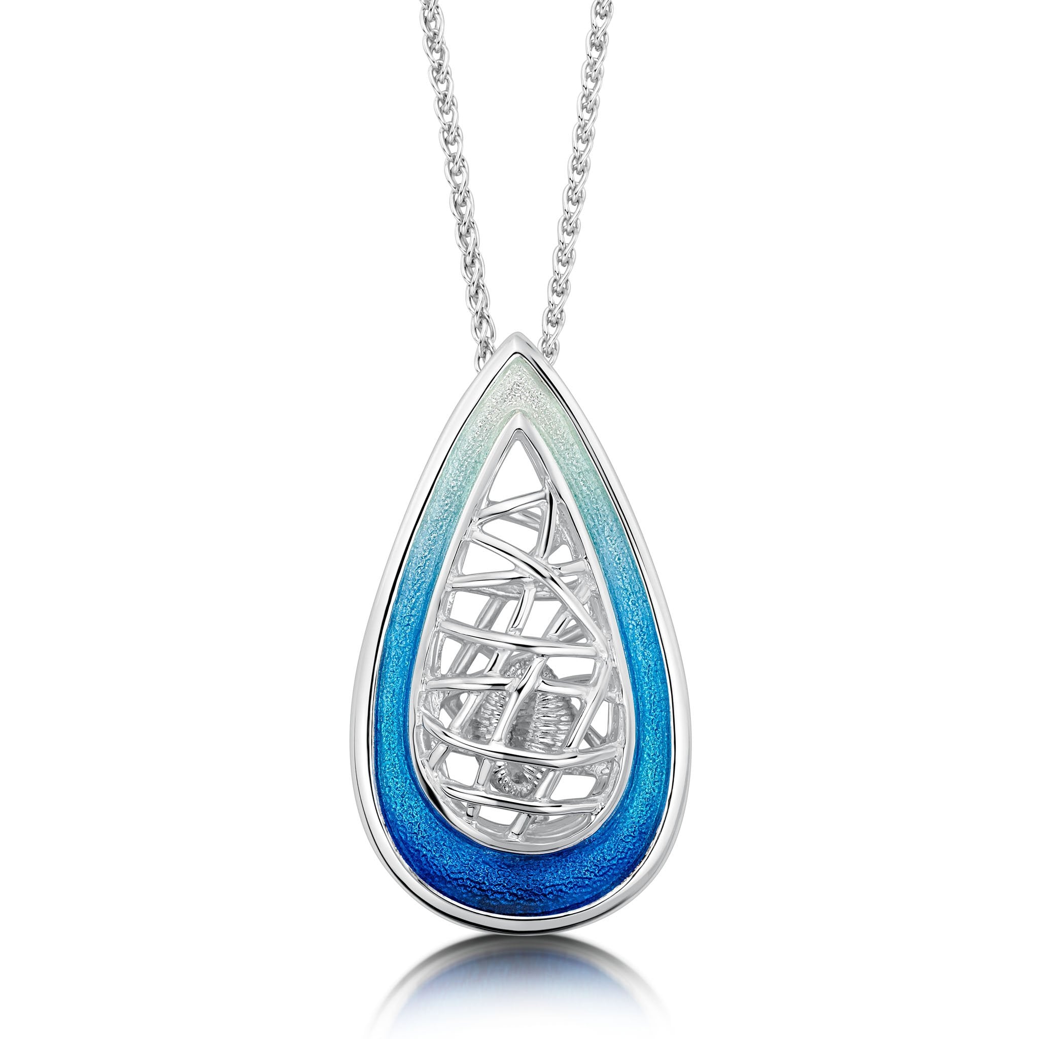 Tidal Treasures Pendant Necklace in Pentland Enamel – Sheila Fleet ...