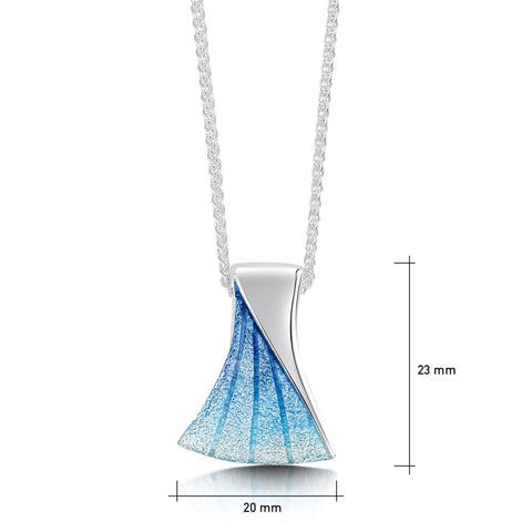 Symphony Enamel Pendant in Sterling Silver by Sheila Fleet Jewellery