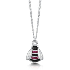 Bumblebee Hot Pink Pendant in Sterling Silver by Sheila Fleet Jewellery