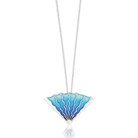 Ocean Enamel Pendant by Sheila Fleet Jewellery