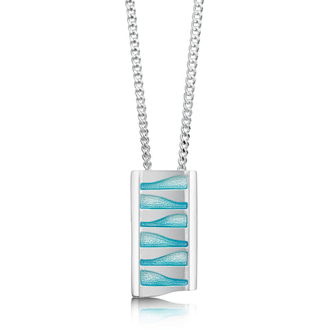 Hoxa Reflections Pendant in Shallows Enamel