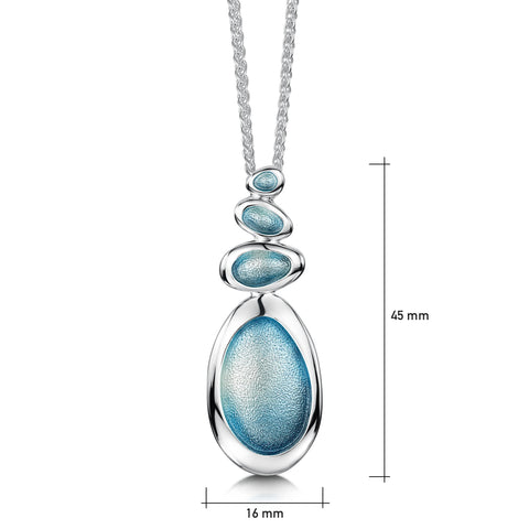 Shoreline Pebble Stack Pendant Necklace by Sheila Fleet Jewellery
