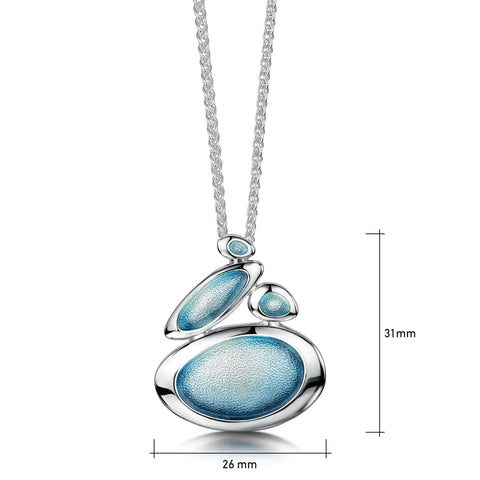 Shoreline Pebble Cluster Dress Pendant by Sheila Fleet Jewellery