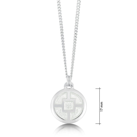 Mine Howe Pendant in Crystal Enamel