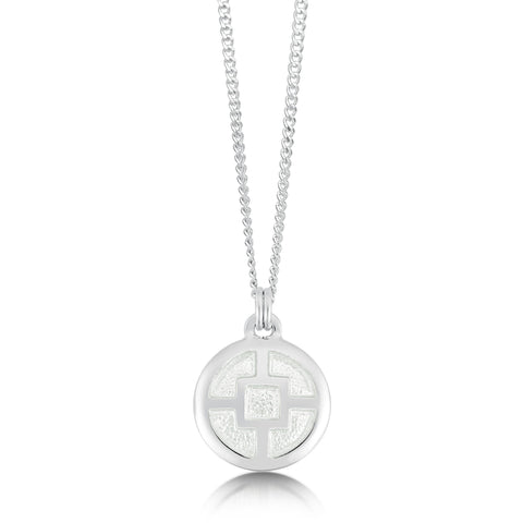 Mine Howe Pendant in Crystal Enamel