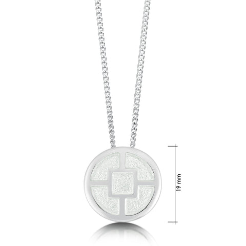 Mine Howe Dress Pendant in Crystal Enamel