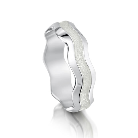 Sands of Time Ring in Crystal Enamel by Sheila Fleet Jewellery