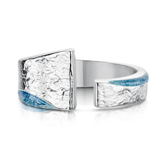 Standing Stones Enamel Ring in Sterling Silver by Sheila Fleet Jewellery