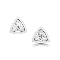 Book of Kells Trinity Knot Dress Stud Earrings by Sheila Fleet Jewellery