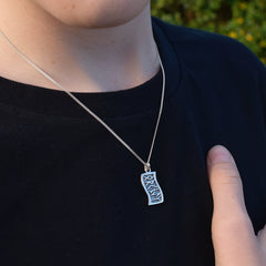 Runic 'Orkney' Petite Necklace in Sterling Silver by Sheila Fleet Jewellery