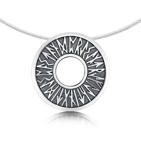 Runic Necklace in Sterling Silver