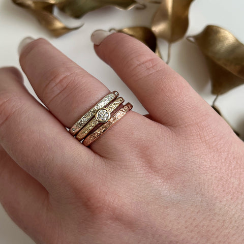 Matrix 12-Diamond Band in 9ct White Gold by Sheila Fleet Jewellery