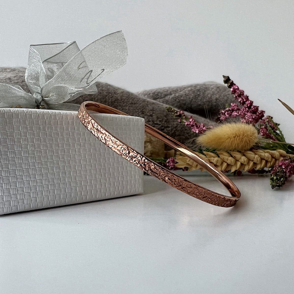 Matrix Bangle in 9ct Rose Gold β Sheila Fleet Jewellery