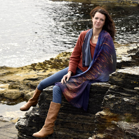 Moonlight Scarf by Sheila Fleet & Kirsteen Stewart