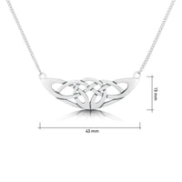 The Lover’s Knot Sterling Silver Necklace by Sheila Fleet Jewellery