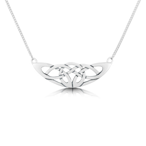 The Lover’s Knot Sterling Silver Necklace by Sheila Fleet Jewellery