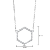 Honeycomb Necklace in Sterling Silver by Sheila Fleet Jewellery