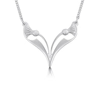 Thistle Necklace in Sterling Silver by Sheila Fleet Jewellery