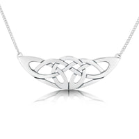 The Lover’s Knot Sterling Silver Dress Necklace by Sheila Fleet Jewellery