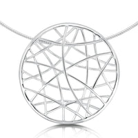 Creel Single-Sided Dress Necklace in Sterling Silver