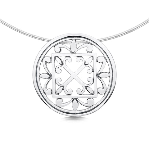 Cathedral ‘St Magnus I’ Dress Necklace in Sterling Silver by Sheila Fleet Jewellery