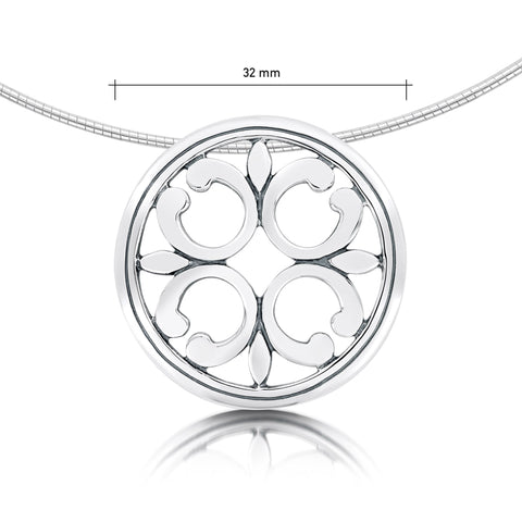 Cathedral ‘St Magnus II’ Dress Necklace in Sterling Silver by Sheila Fleet Jewellery