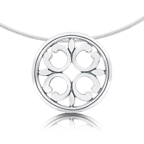 Cathedral ‘St Magnus II’ Dress Necklace in Sterling Silver by Sheila Fleet Jewellery