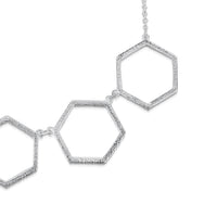 Honeycomb 5-link Necklace in Sterling Silver by Sheila Fleet Jewellery