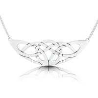 The Lover’s Knot Sterling Silver Occasion Necklace by Sheila Fleet Jewellery