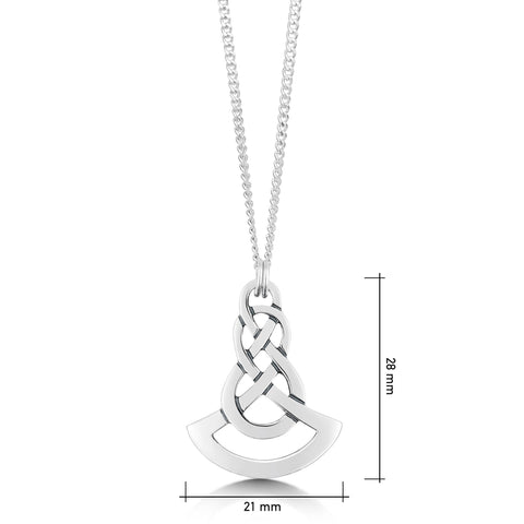 The Lover’s Knot Pendant Necklace by Sheila Fleet Jewellery