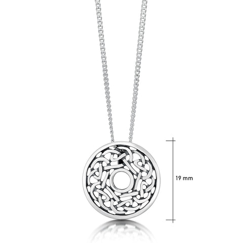 Celtic Small Pendant in Sterling Silver