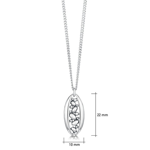 Captivate Pendant Necklace in Sterling Silver by Sheila Fleet Jewellery