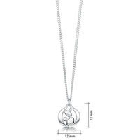 Captivate Small Pendant Necklace in Sterling Silver
