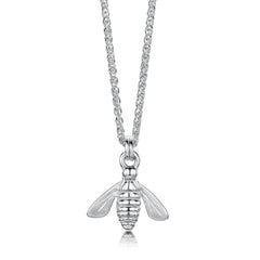 Honeybee Small Pendant in Sterling Silver by Sheila Fleet Jewellery