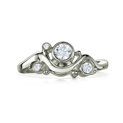 Cosmos Constellation Ring in Platinum by Sheila Fleet Jewellery