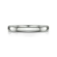 Traditional 2.5mm Wedding Ring in Platinum by Sheila Fleet Jewellery