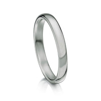 Traditional 2.5mm Wedding Ring in Platinum by Sheila Fleet Jewellery