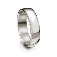 Traditional 6mm Wedding Ring in Platinum by Sheila Fleet Jewellery