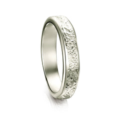 Matrix 4mm Band in Platinum by Sheila Fleet Jewellery
