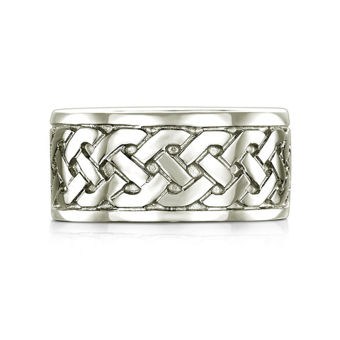 Book of Kells Dress Ring in Platinum by Sheila Fleet Jewellery