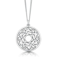 Celtic Dress Pendant in Sterling Silver by Sheila Fleet Jewellery