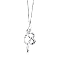 Tidal Pendant Necklace in Sterling Silver by Sheila Fleet Jewellery