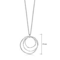 Tidal 3-part Pendant in Sterling Silver by Sheila Fleet Jewellery