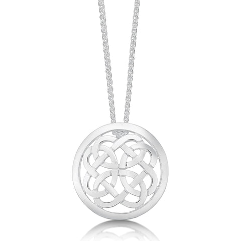 Maid of the Loch Dress Pendant Necklace in Sterling Silver by Sheila Fleet Jewellery