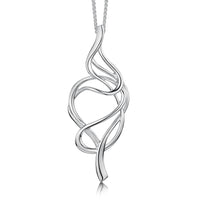 Tidal Occasion Pendant Necklace in Sterling Silver by Sheila Fleet Jewellery