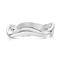 Tidal Ring in Sterling Silver by Sheila Fleet Jewellery