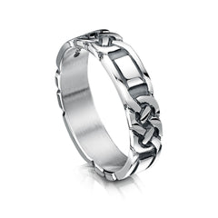Lover’s Knot Ring in Sterling Silver by Sheila Fleet Jewellery