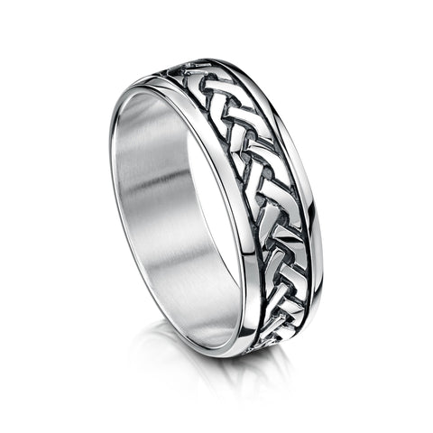 Book of Kells Ring in Sterling Silver by Sheila Fleet Jewellery