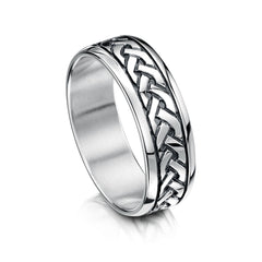 Book of Kells Ring in Sterling Silver by Sheila Fleet Jewellery