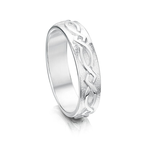 Sweetheart Ring in Sterling Silver by Sheila Fleet Jewellery